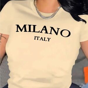 Milano Italy print T-Shirt